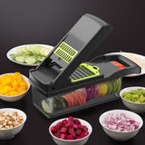 KONCO Multi-functional Vegetable and Fruits Slicer, Peeler, Cutter, Shredder and Grater