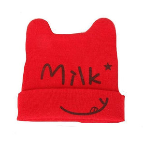 Beanies - Super Cute Knitted Milk Baby Caps For Newborn
