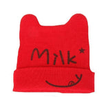 Beanies - Super Cute Knitted Milk Baby Caps For Newborn