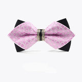 Bow-tie - Crystal Metal Tiered Butterfly Knot Bow-tie