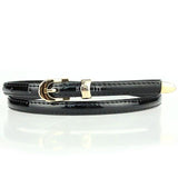 Belt - Candy Colored Skinny Waist Belt