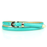 Belt - Candy Colored Skinny Waist Belt