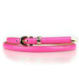 Belt - Candy Colored Skinny Waist Belt