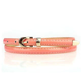 Belt - Candy Colored Skinny Waist Belt