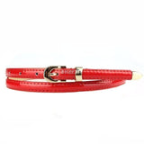 Belt - Candy Colored Skinny Waist Belt