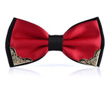 Bow Tie - Two-tone Metal Decorated Bow-Tie