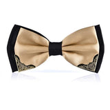 Bow Tie - Two-tone Metal Decorated Bow-Tie