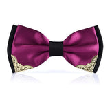 Bow Tie - Two-tone Metal Decorated Bow-Tie