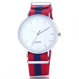 Wristwatch - Attractive Quartz Watch With Multi-color Strap