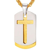 Men's Necklace - Lords Prayer Jewelry Gift For Men