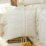 Comforter - Chic Royal Lace Ruffled Bed Set