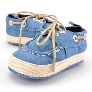 Baby Shoes - Canvas Lace-up Infant Sneakers