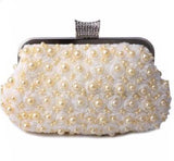 Purse - Beaded Pearl Evening Clutch