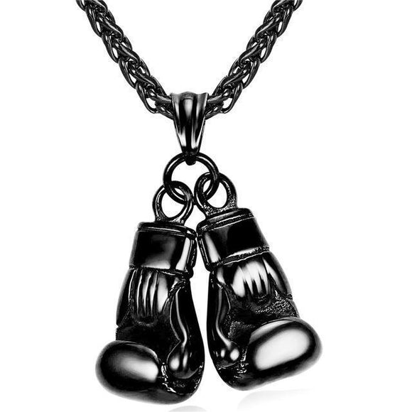Men's Jewelry - Exquisite Men's Boxing Glove Pendant Necklace