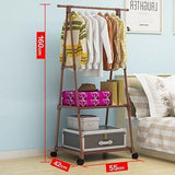 Clothes Rack - Multi-functional Triangle Simple Coat Rack With Wheels