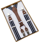 Men's Suspenders - Four (4) Clip Men's Suspenders