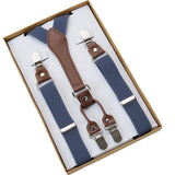 Men's Suspenders - Four (4) Clip Men's Suspenders