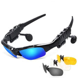 Bluetooth Sunglasses - Smart Bluetooth USB Sports Sunglasses With Earbuds