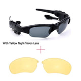 Bluetooth Sunglasses - Smart Bluetooth USB Sports Sunglasses With Earbuds