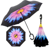 Umbrella - Inverted Windproof Rain Reverse Double Layer Umbrella