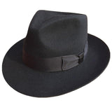 Fedora Hat - Classic Men's Godfather Wool Fedora Hat