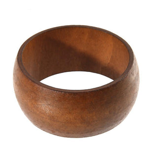 Bracelet - Polished Large Wooden Bangles