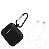 Earphone Case - Silicone Earphone Case And Carabiner