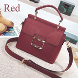 Handbag - Extra Large Buckle Flap Shoulder Bag