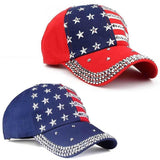 Baseball Cap - Star Pattern Rivet Baseball Cap