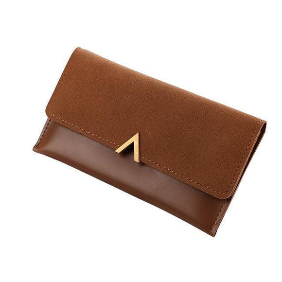 Wallet - Casual Leather Hasp Wallet