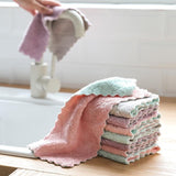 Dish Cloth - One (1)pc Super Absorbent Microfiber Dish Cloth