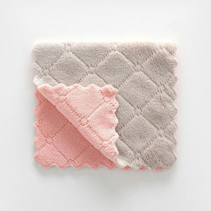 Dish Cloth - One (1)pc Super Absorbent Microfiber Dish Cloth