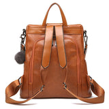 Handbag - Modern Chic Anti Theft Leather Rucksack