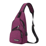 Crossbody Bag - USB Charging Crossbody Bags