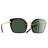 Sunglasses - Rimless Frame Polarized Sunglasses For Women