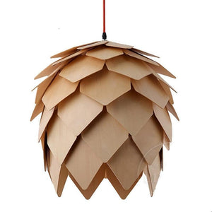 Pendant Lamp - Modern Wooden Artichoke Pendant Lamp