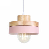 Chandelier - Simple Wood And Iron Nordic Chandelier