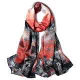 Scarf - Extra Long Pure Silk Scarf For Women