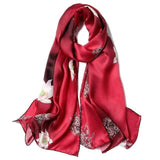 Scarf - Extra Long Pure Silk Scarf For Women