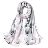 Scarf - Extra Long Pure Silk Scarf For Women