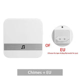 Wireless Doorbell - ZWN Wireless Low Power Consumption 52 Chimes Doorbell Plug