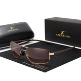 Sunglasses - KINGSEVEN Rectangular Frame Driving Sunglasses For Men