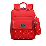 School Backpack - Cute Polka Dot School Backpacks For Girls