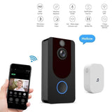 Video Doorbell - ZWN V7 HD 1080P Smart WiFi Video Doorbell Night Vision Camera Visual Intercom With Chime